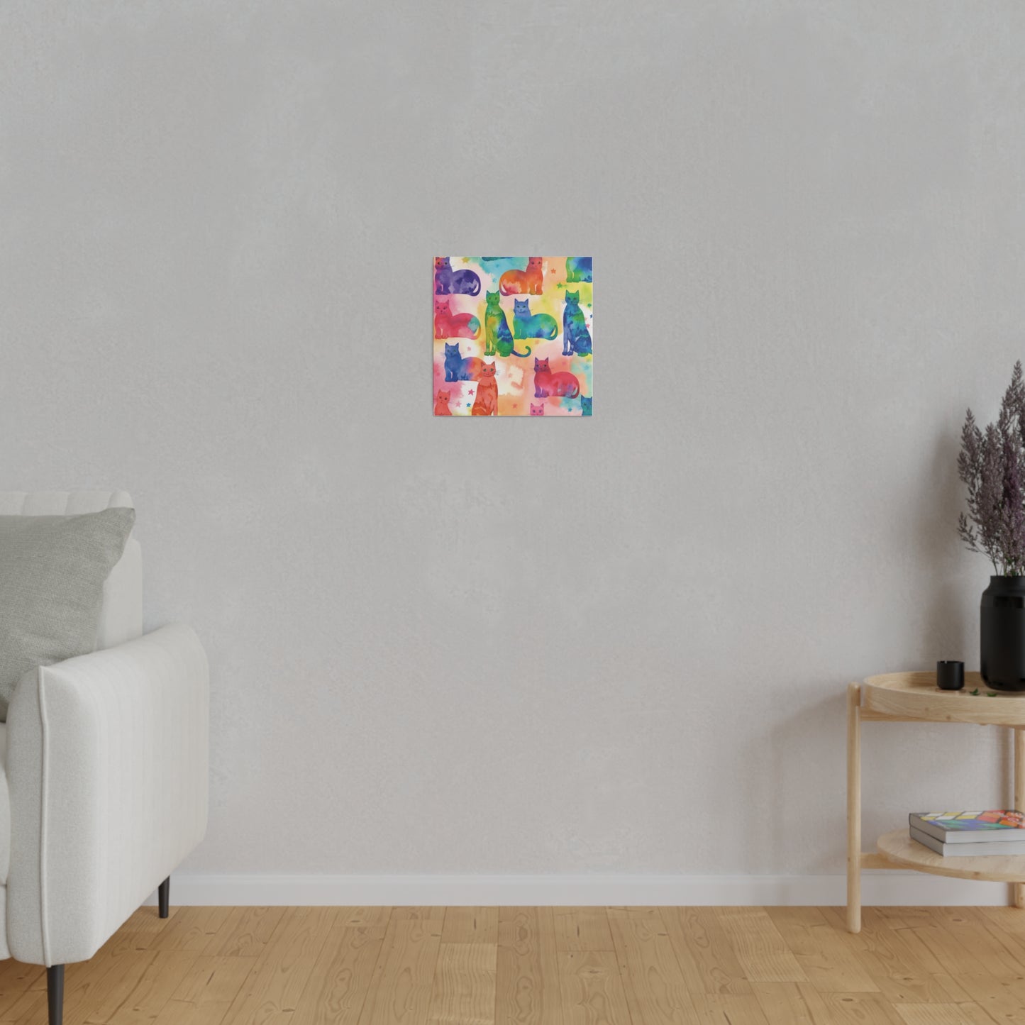 The Tie-Dye Cat Eco Canvas