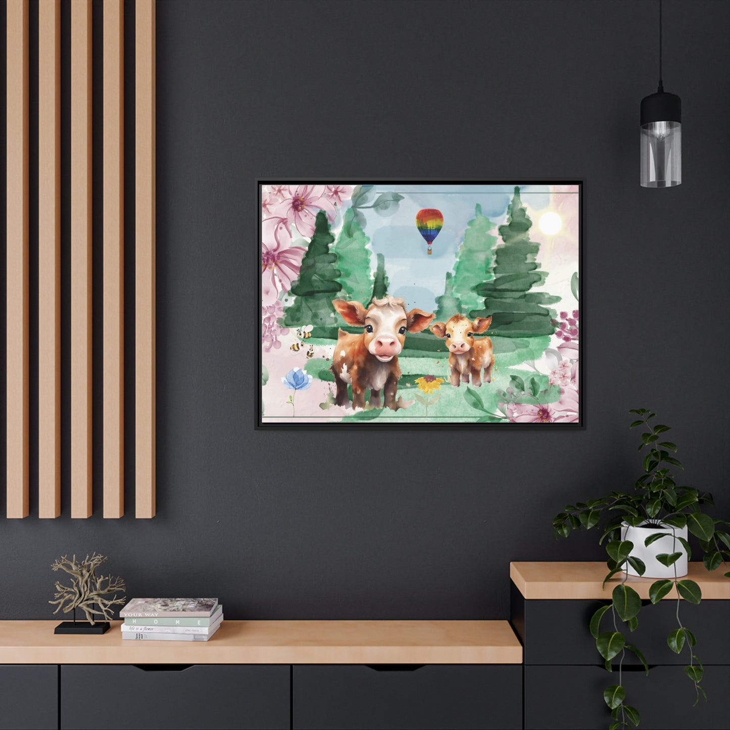 The Moother's Love Eco Canvas With Black Frame