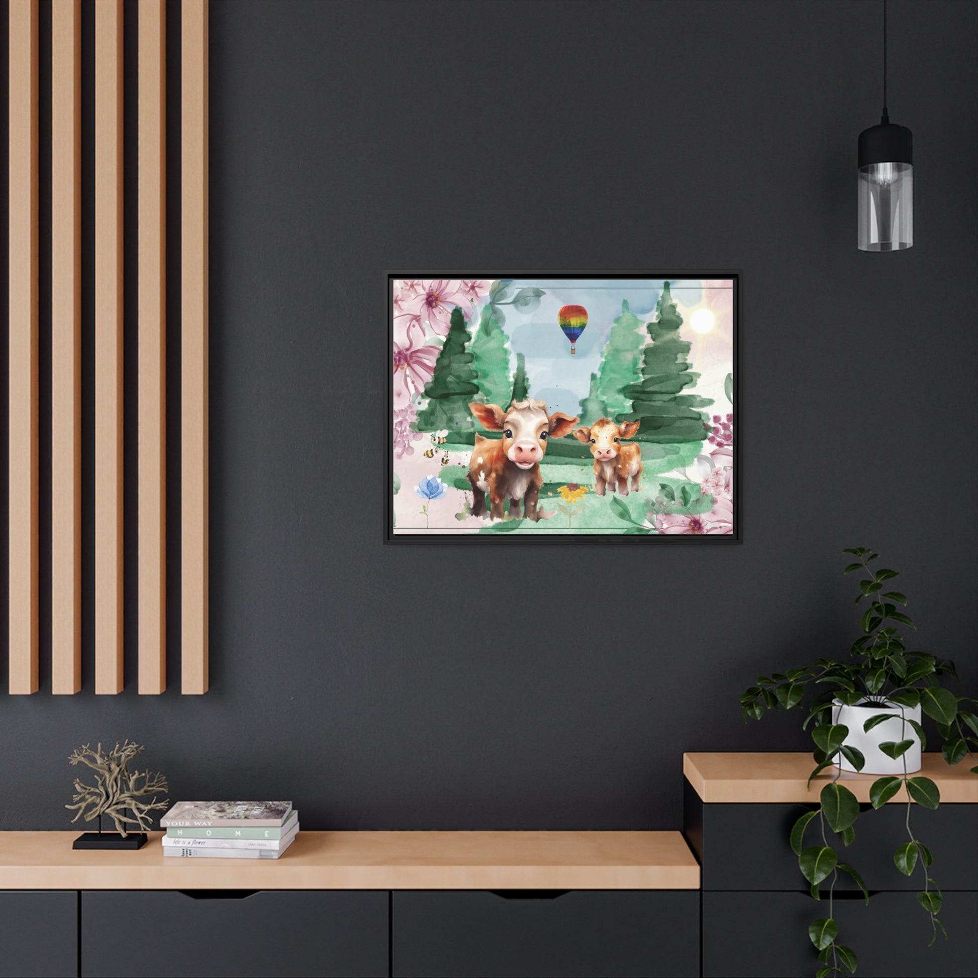 The Moother's Love Eco Canvas With Black Frame