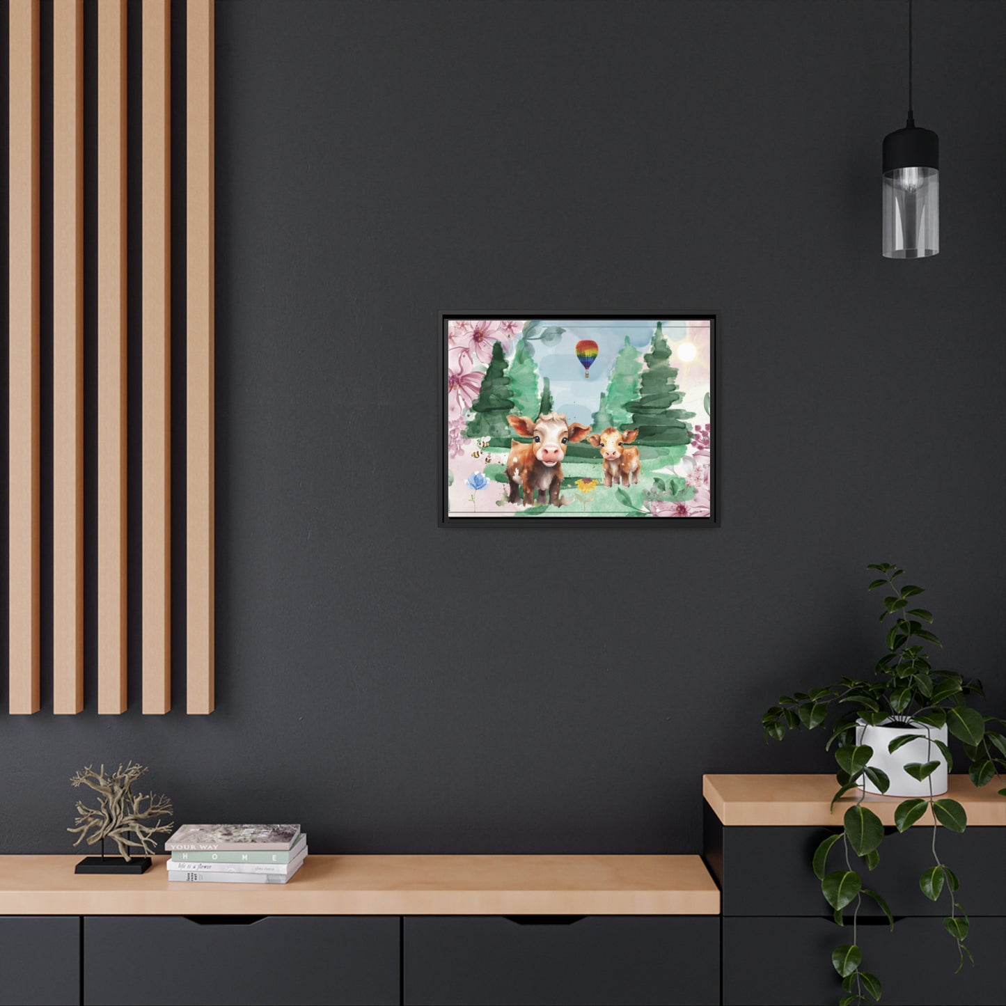 The Moother's Love Eco Canvas With Black Frame