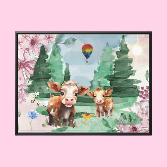 The Moother's Love Eco Canvas With Black Frame