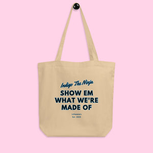 Indigo The Ninja Organic Tote