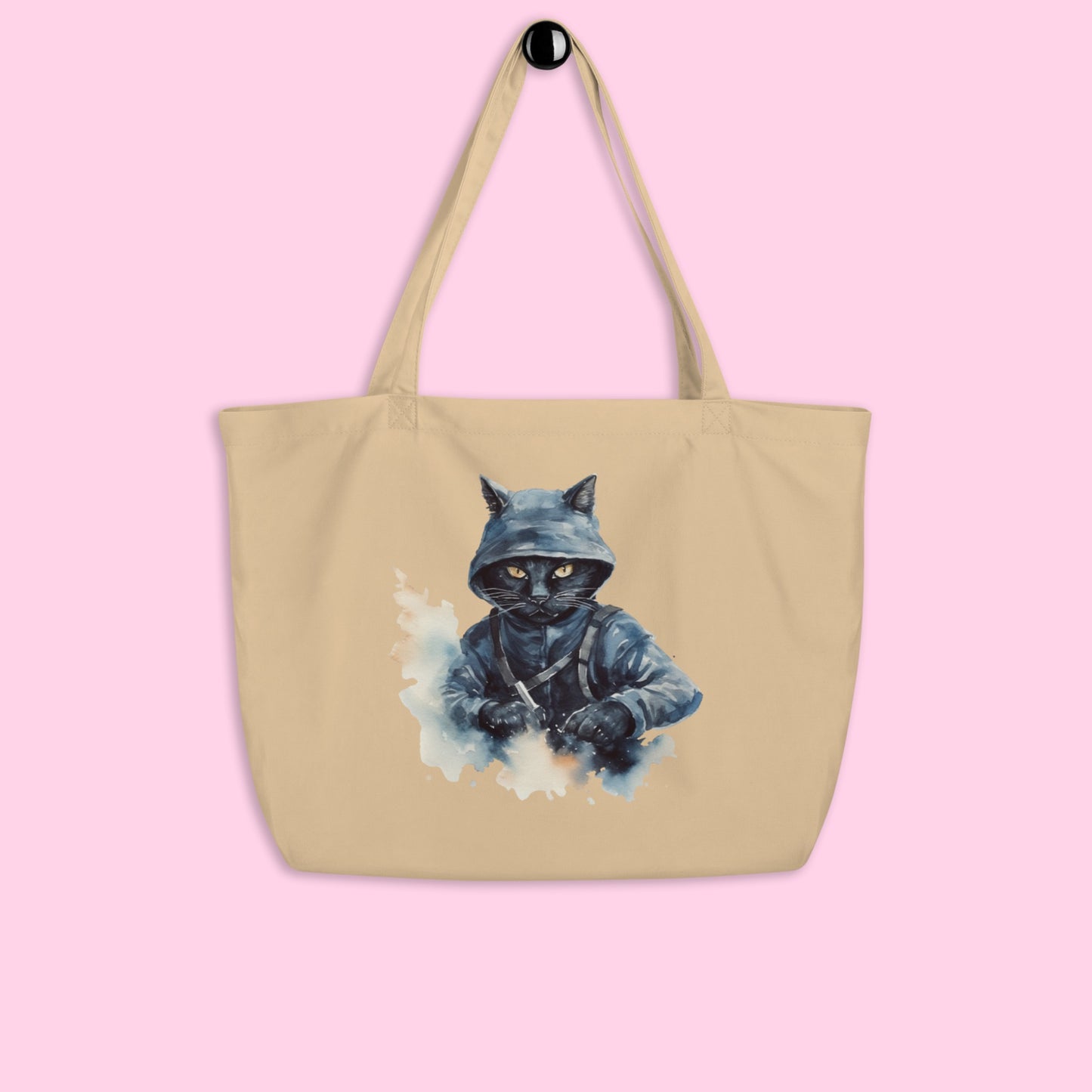 Indigo The Ninja Organic Tote - Large