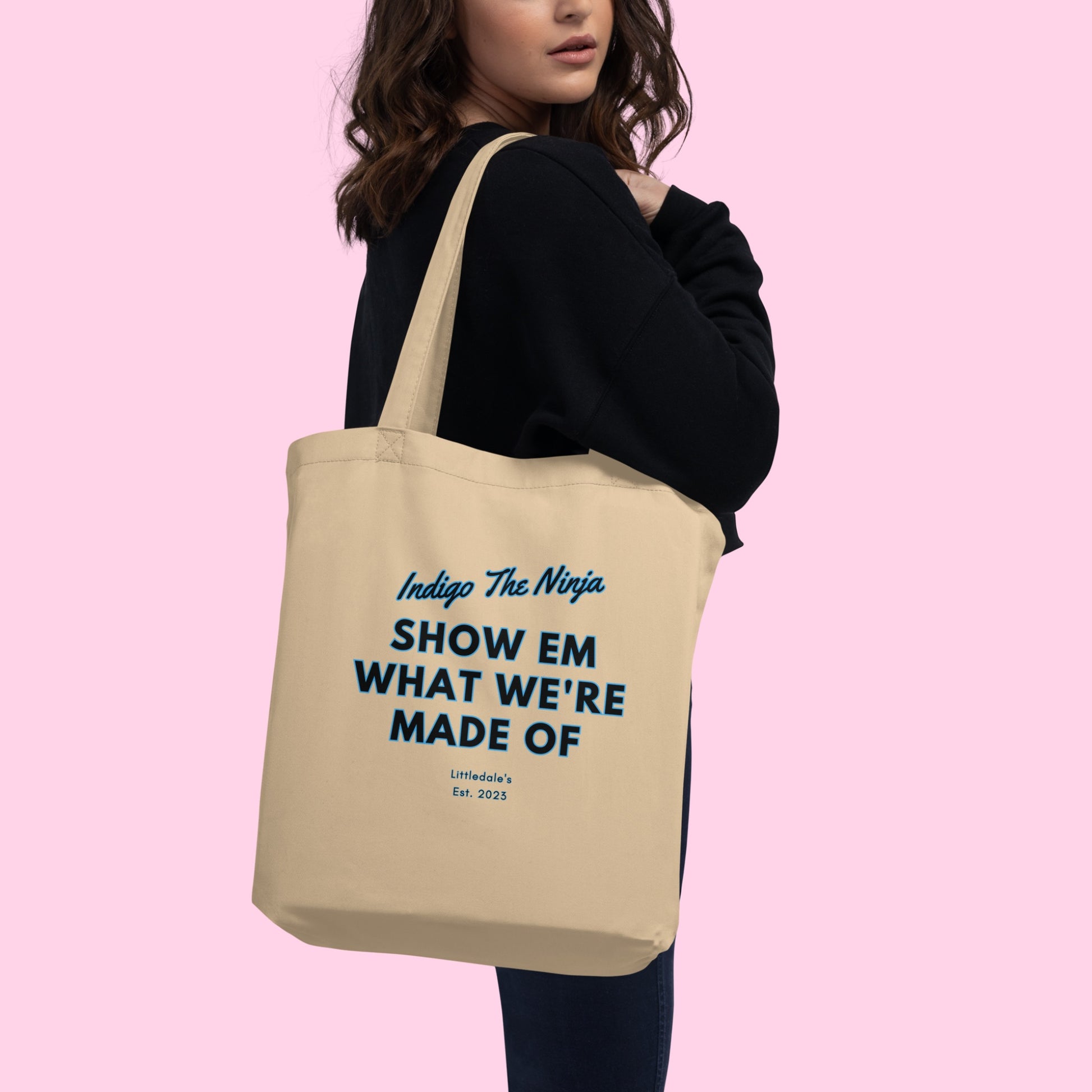 Indigo The Ninja Organic Tote