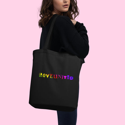 Love United Organic Tote - Text Printed