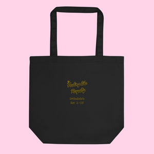 The Feeling Like Royalty Organic Tote - Embroidered