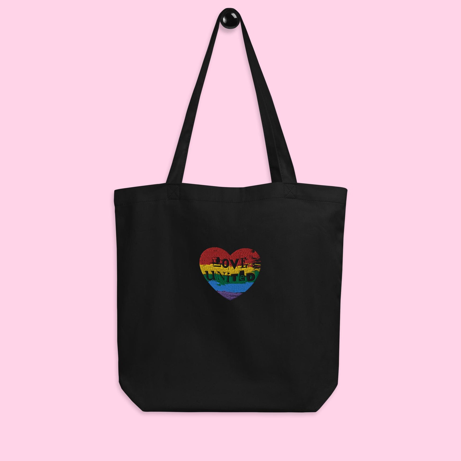 Love United Organic Tote - Heart Embroidery