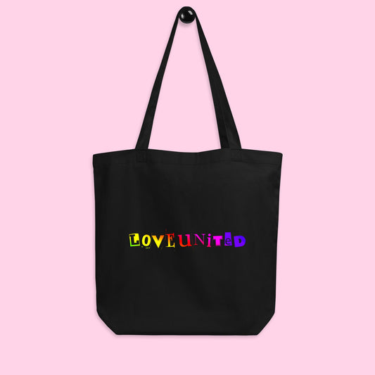 Love United Organic Tote - Text Printed