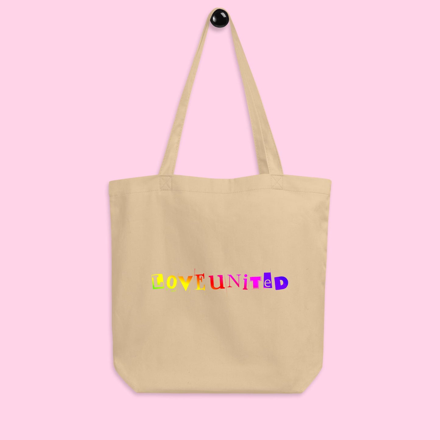 Love United Organic Tote - Text Printed