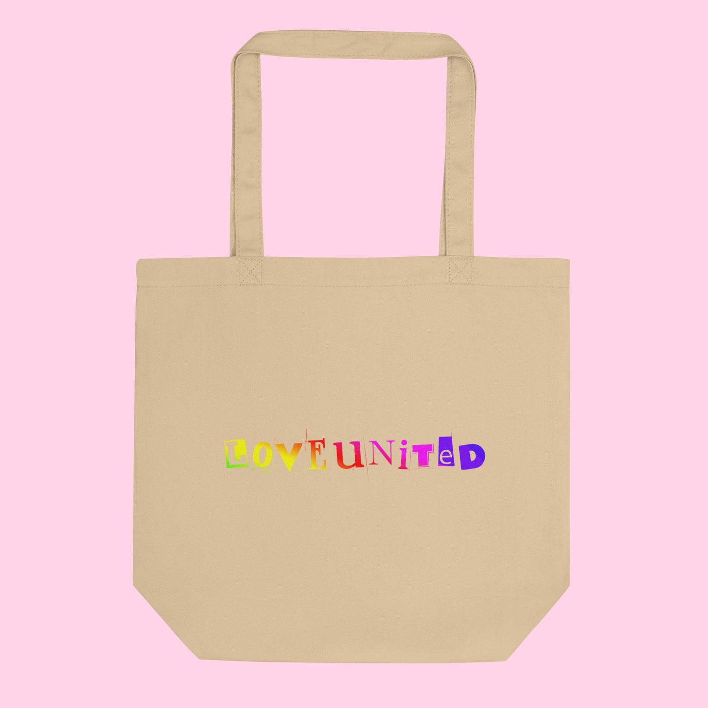 Love United Organic Tote - Text Printed