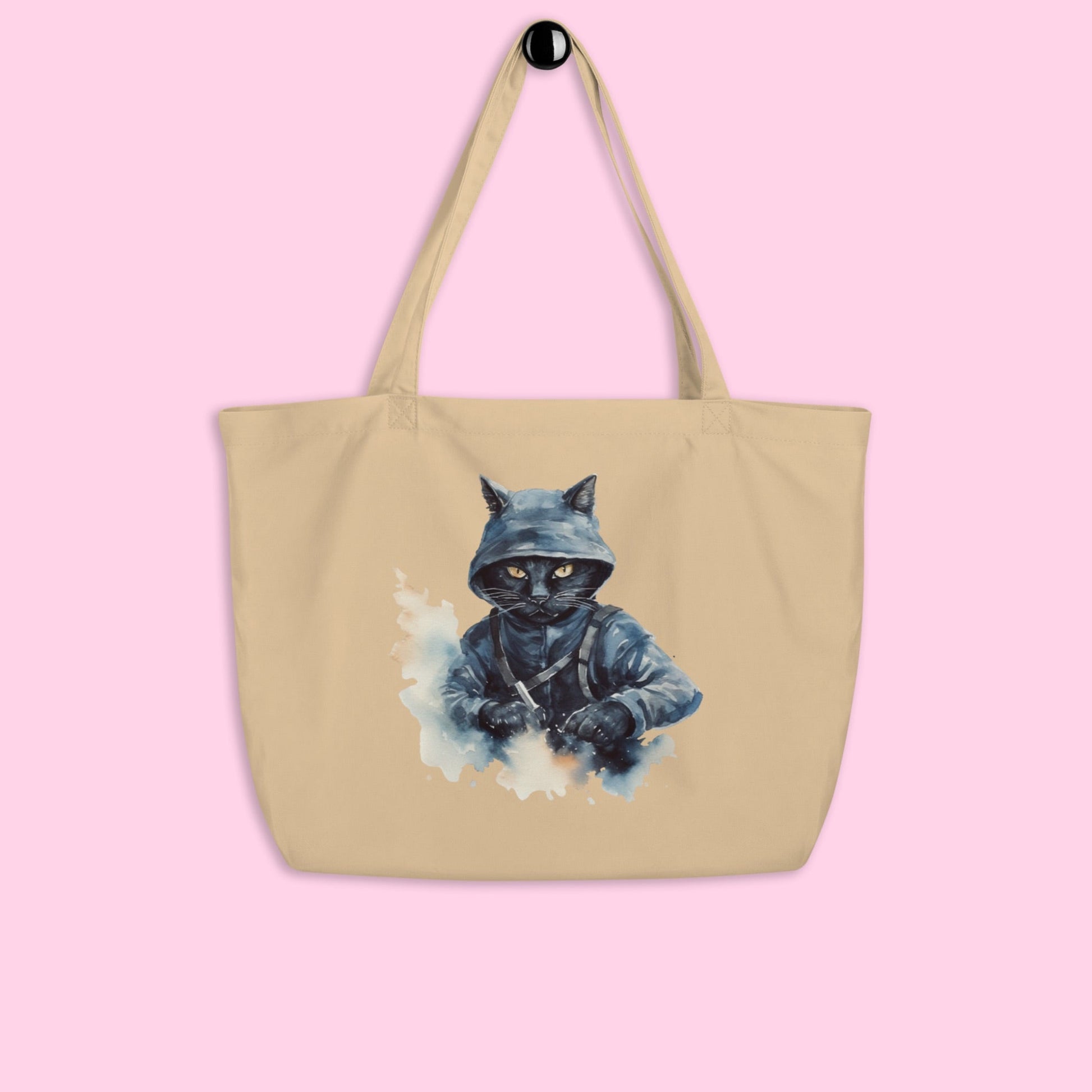 Indigo The Ninja Organic Tote - Large - Littledale’s