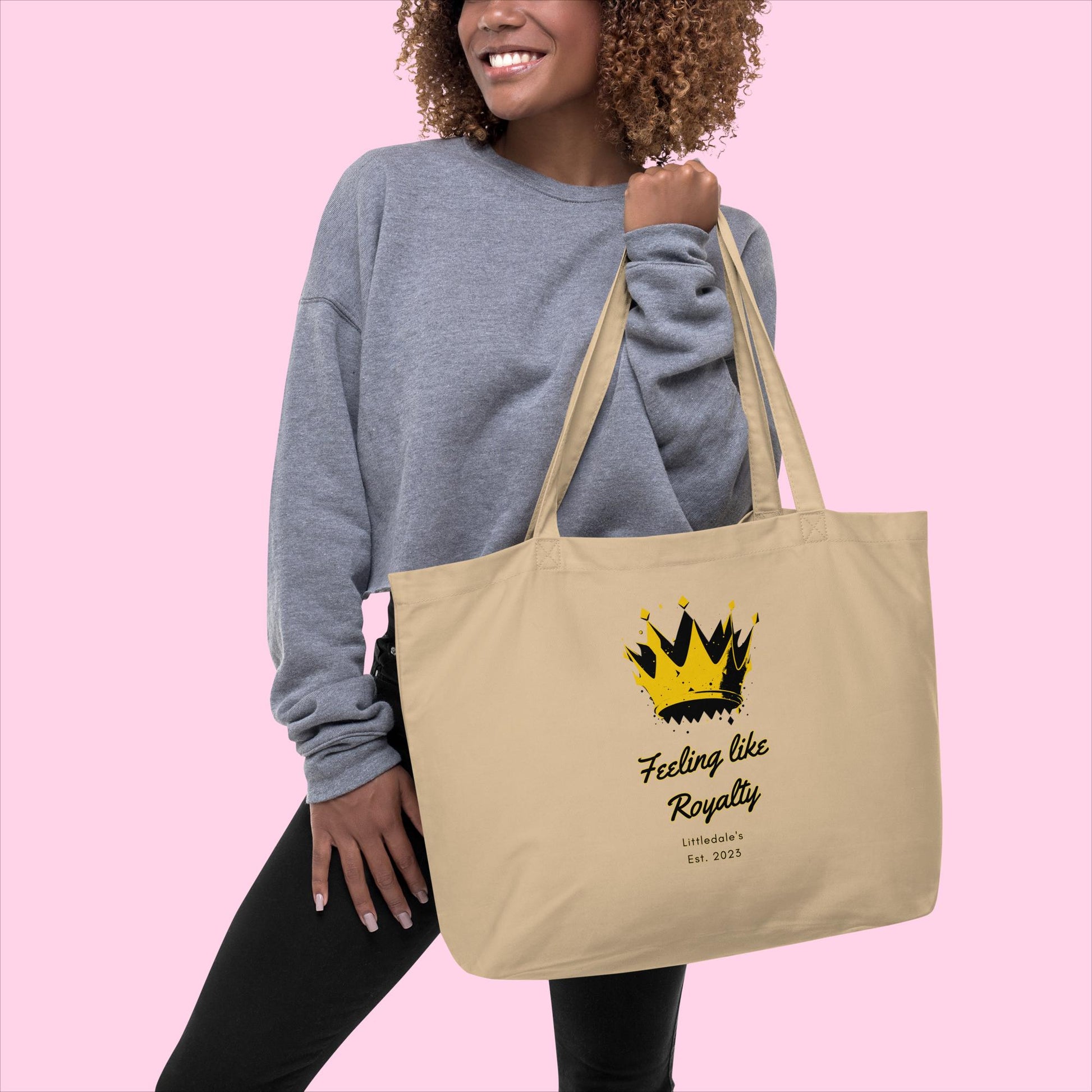 The Feeling Like Royalty Organic Tote - Large