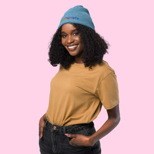 Love United Organic Beanie - Text Embroidery - Littledale’s