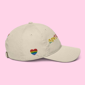 Love United Organic Cap - Text Embroidery - Littledale’s