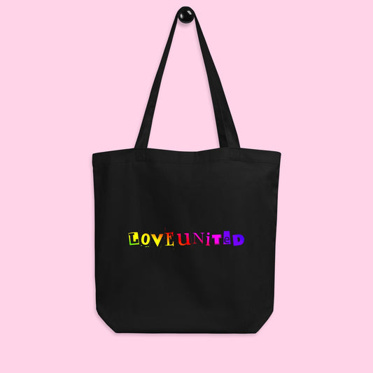 Love United Organic Tote - Text Printed - Littledale’s