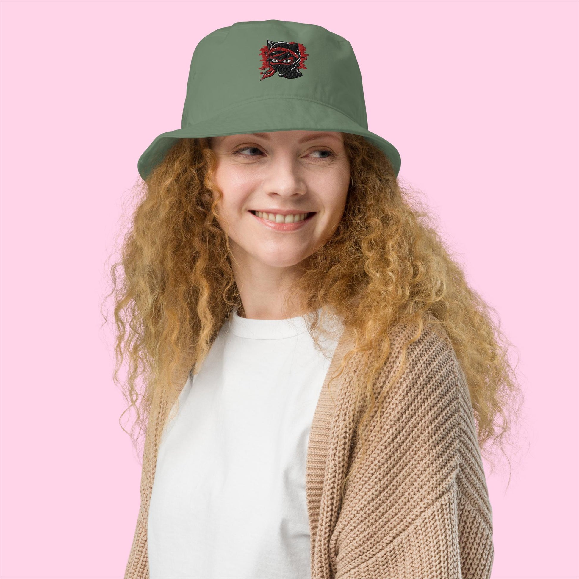 Seven The Ninja Organic Bucket Hat