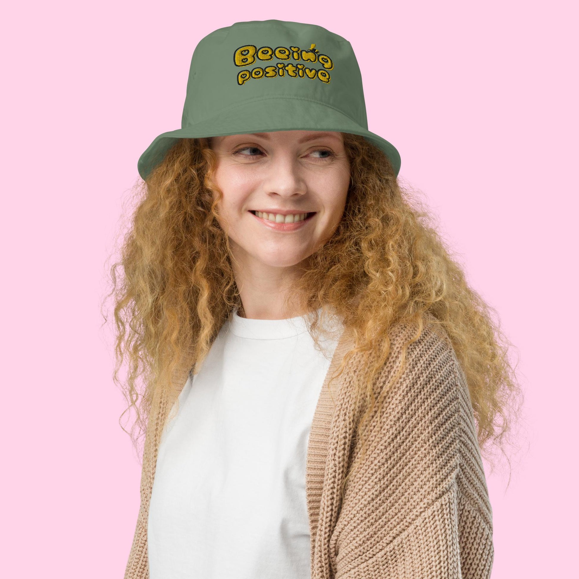 The Beeing Positive Organic Bucket Hat