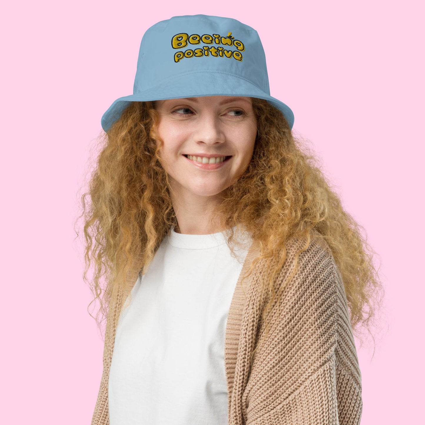 The Beeing Positive Organic Bucket Hat