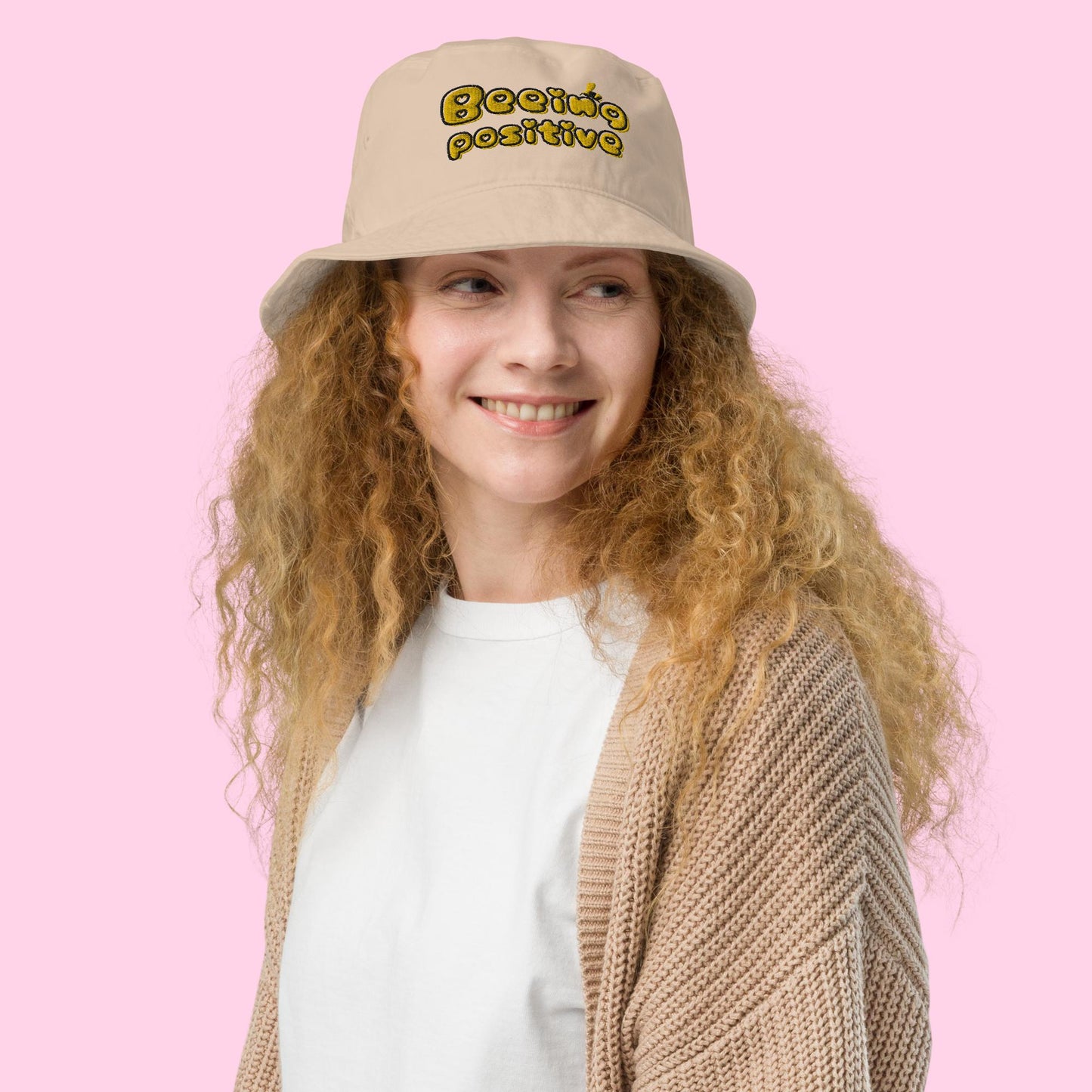 The Beeing Positive Organic Bucket Hat