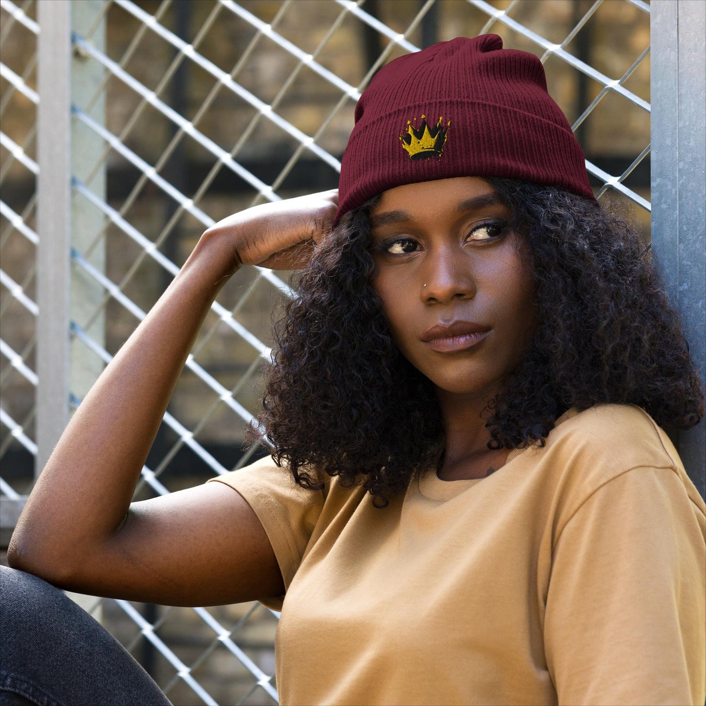 The Feeling Like Royalty Organic Beanie