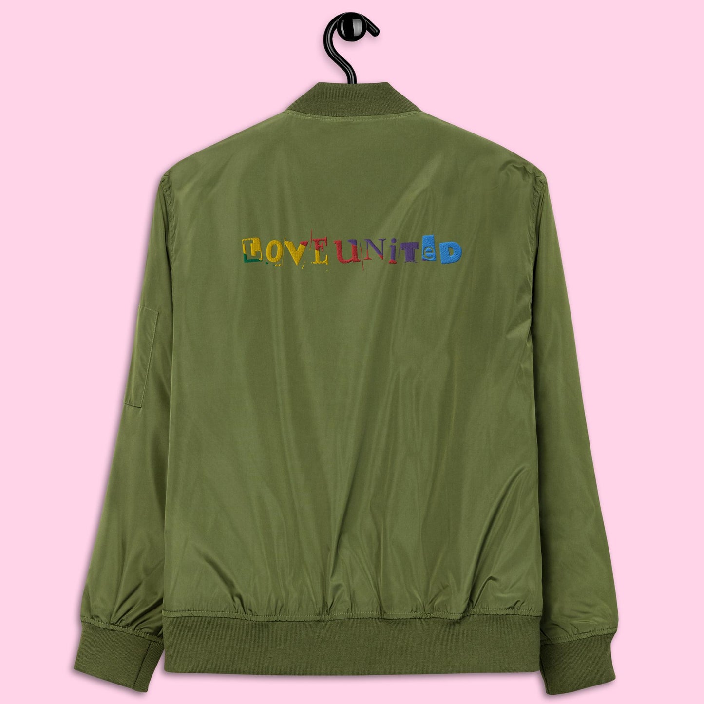 Love United Recycled Bomber Jacket