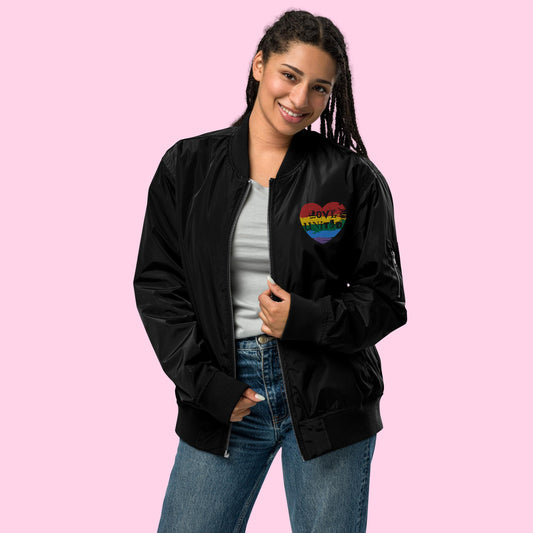 Love United Recycled Bomber Jacket