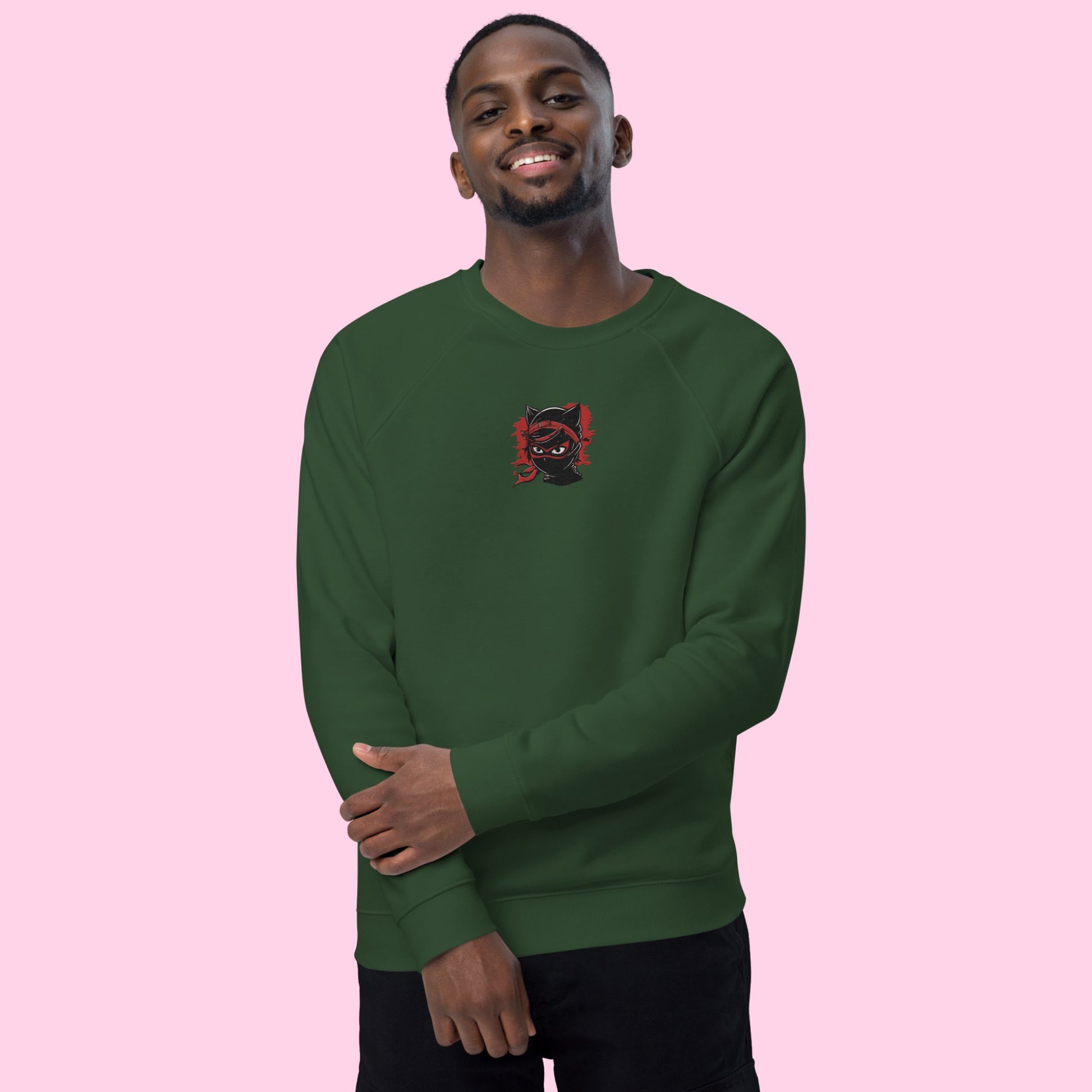 Seven The Ninja Embroidered Organic Sweatshirt - Littledale’s