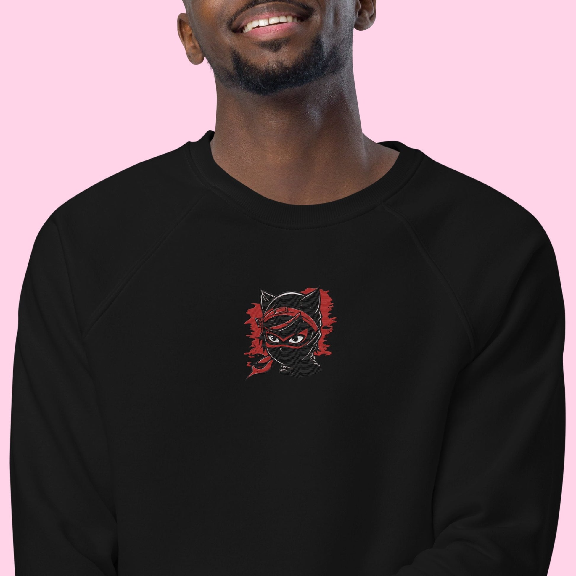 Seven The Ninja Embroidered Organic Sweatshirt - Littledale’s