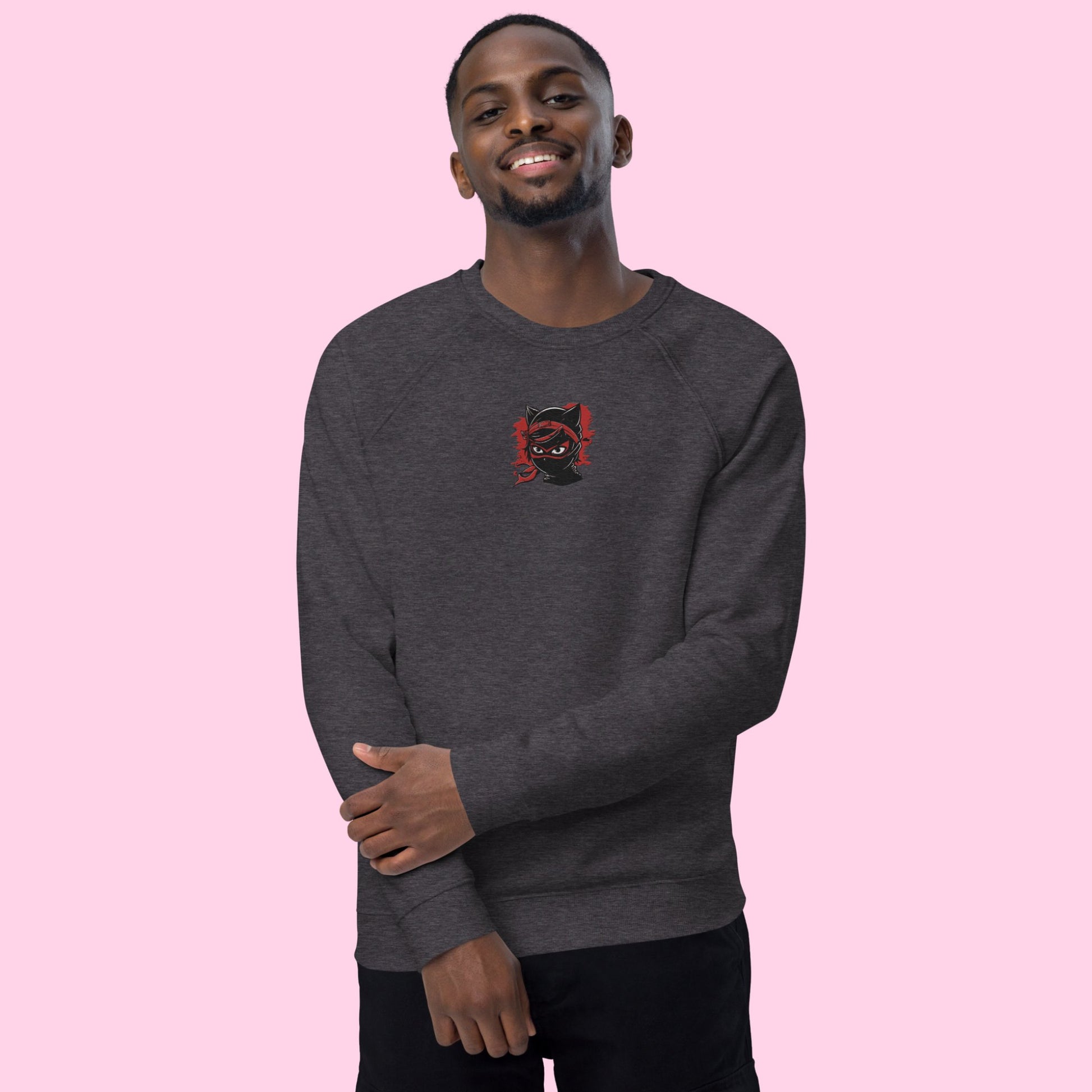 Seven The Ninja Embroidered Organic Sweatshirt - Littledale’s