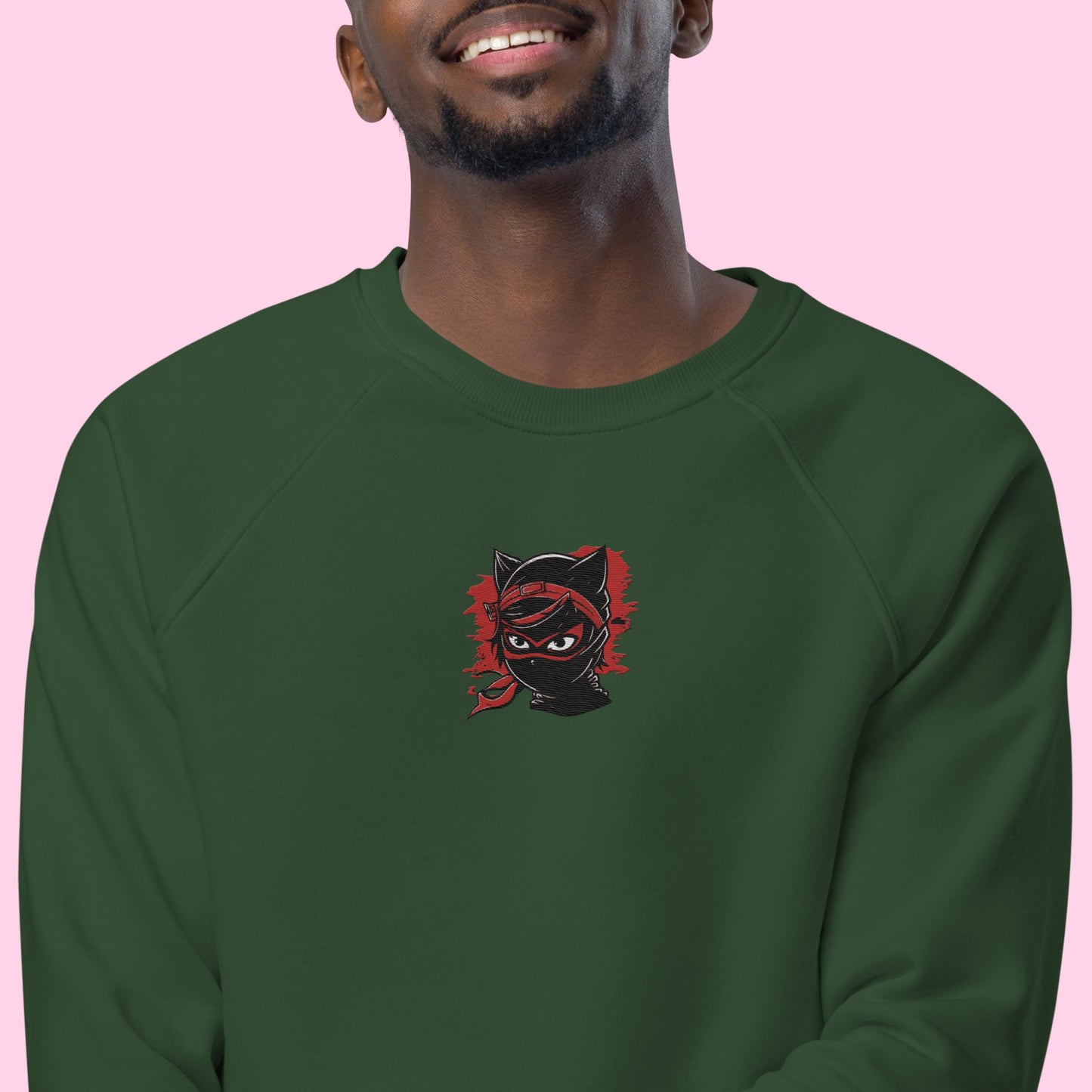 Seven The Ninja Embroidered Organic Sweatshirt - Littledale’s