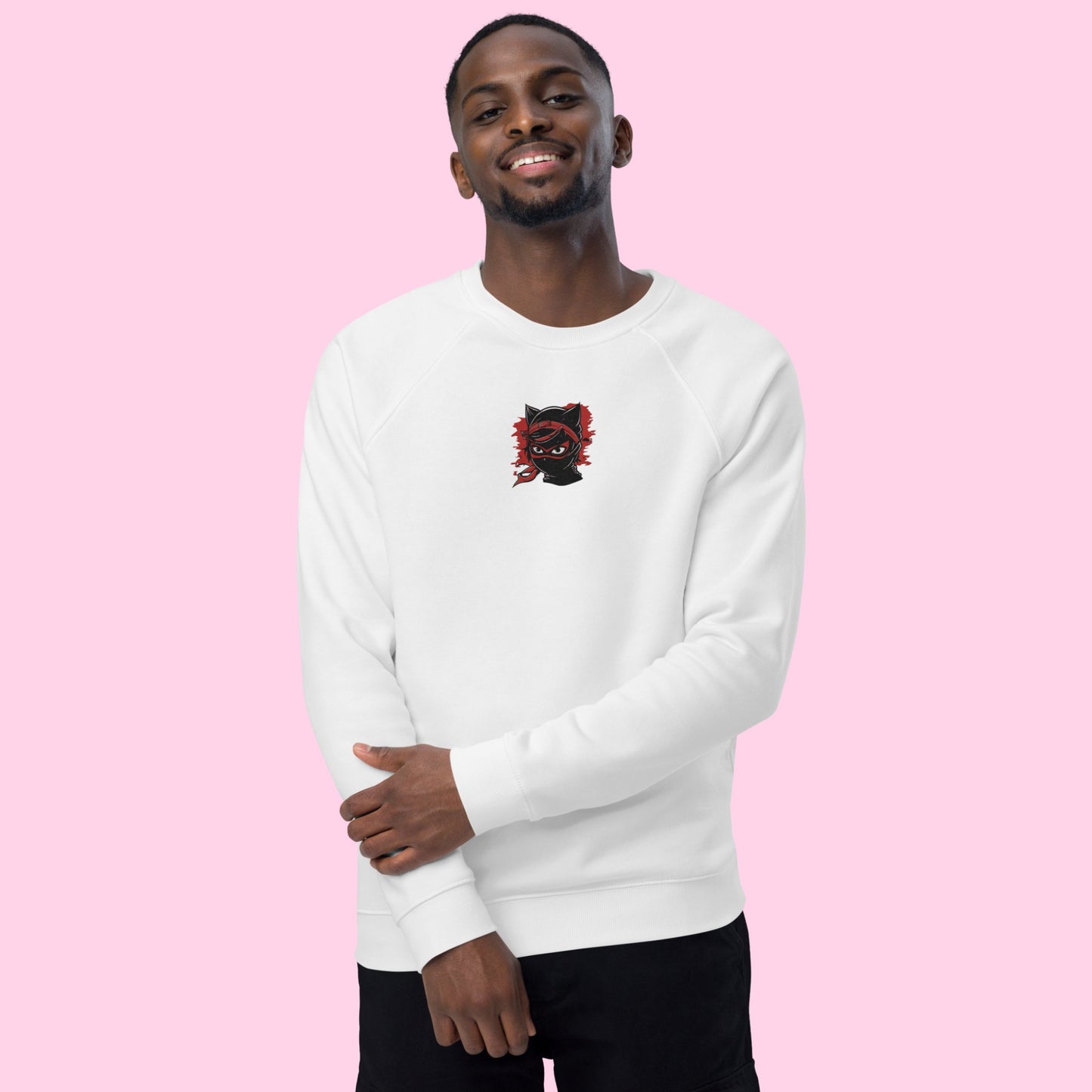 Seven The Ninja Embroidered Organic Sweatshirt - Littledale’s