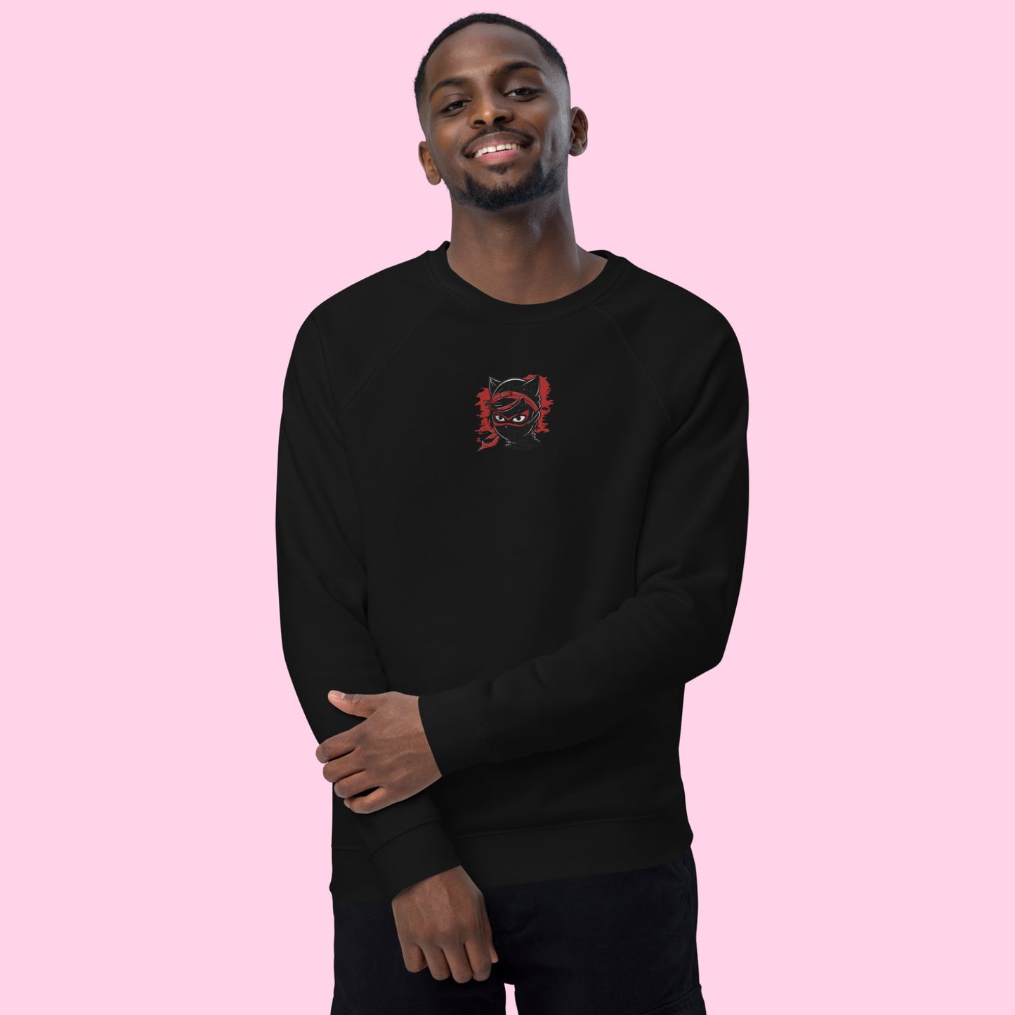 Seven The Ninja Embroidered Organic Sweatshirt - Littledale’s