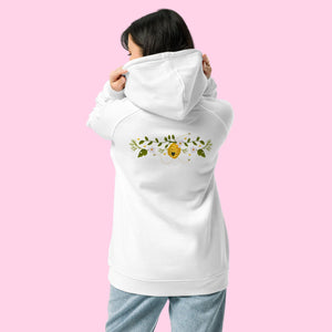 The Beeing Positive Organic Hoodie - Embroidered - Littledale’s