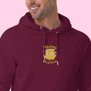 The Beeing Positive Organic Hoodie - Embroidered - Littledale’s