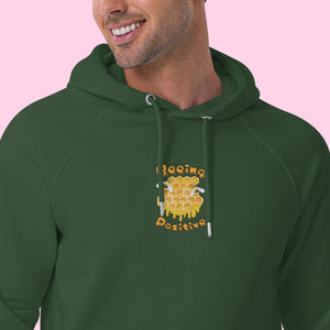 The Beeing Positive Organic Hoodie - Embroidered - Littledale’s