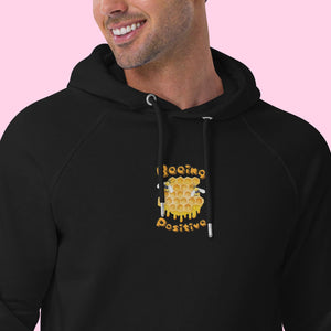 The Beeing Positive Organic Hoodie - Embroidered - Littledale’s