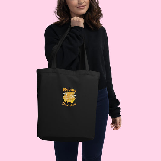 The Beeing Positive Organic Tote - Littledale’s