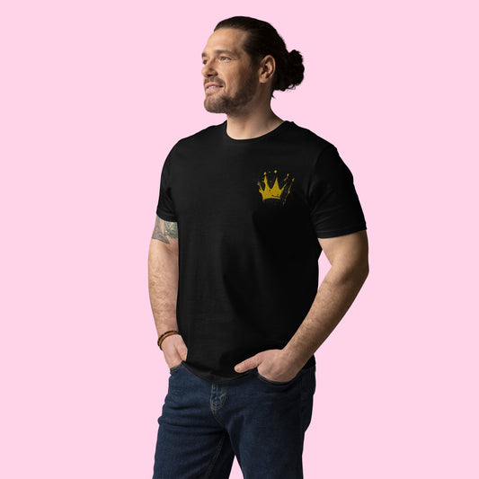 The Feeling Like Royalty Organic Tee - Embroidered - Littledale’s