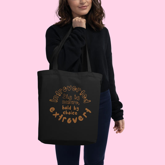 The Introverted Extrovert Organic Tote - Littledale’s