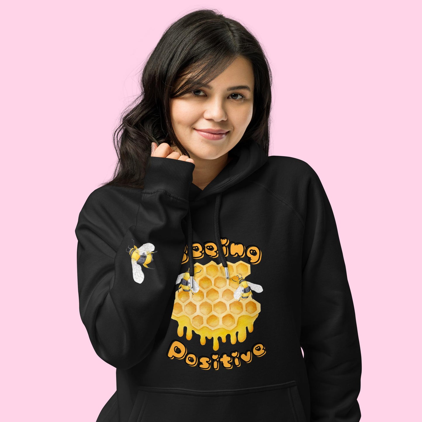 The Beeing Positive Organic Hoodie