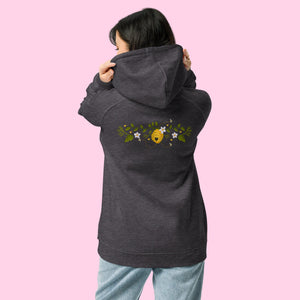 The Beeing Positive Organic Hoodie - Embroidered