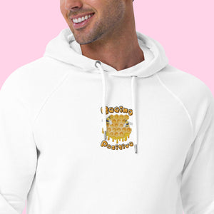 The Beeing Positive Organic Hoodie - Embroidered