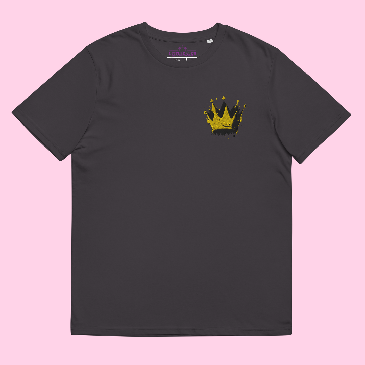 The Feeling Like Royalty Organic Tee - Embroidered