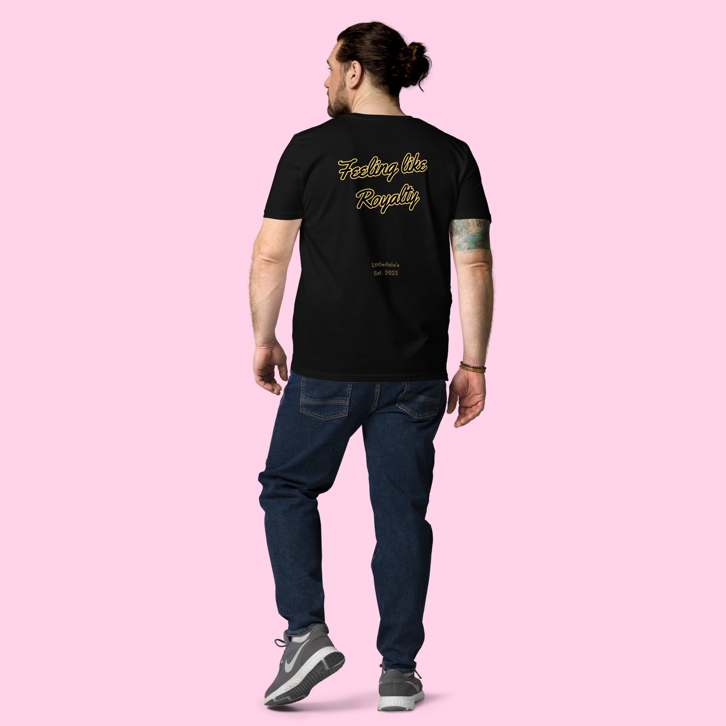 The Feeling Like Royalty Organic Tee - Embroidered