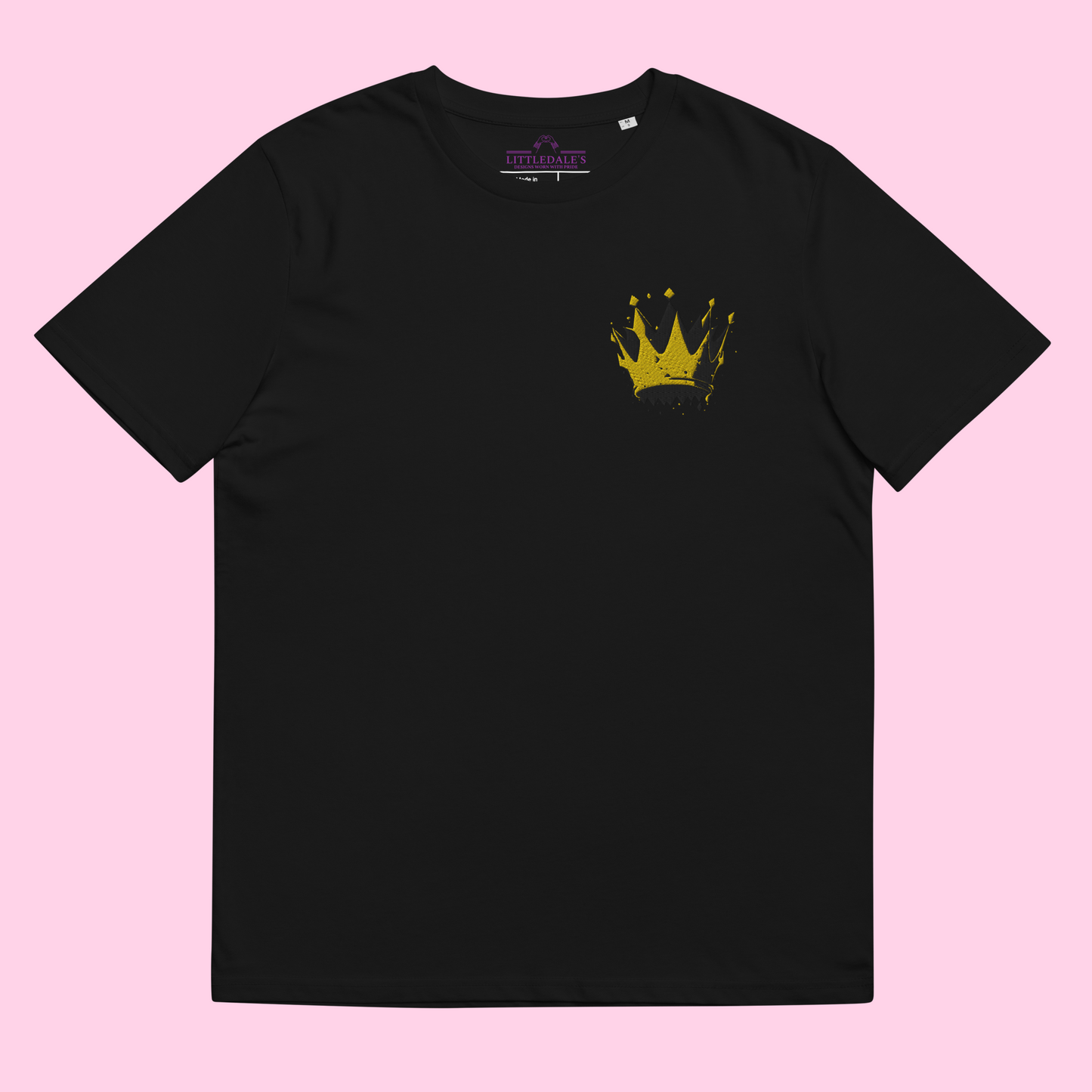 The Feeling Like Royalty Organic Tee - Embroidered