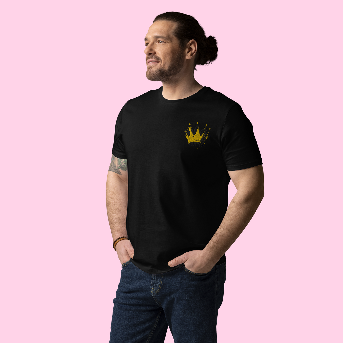 The Feeling Like Royalty Organic Tee - Embroidered