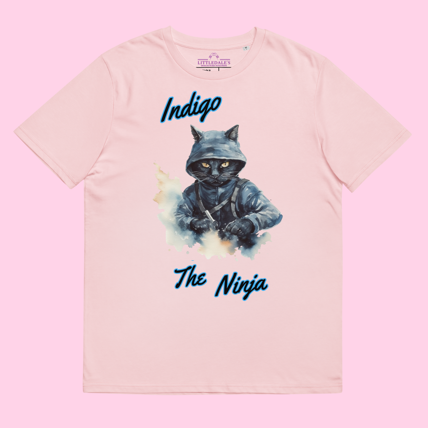 Indigo The Ninja Organic Tee