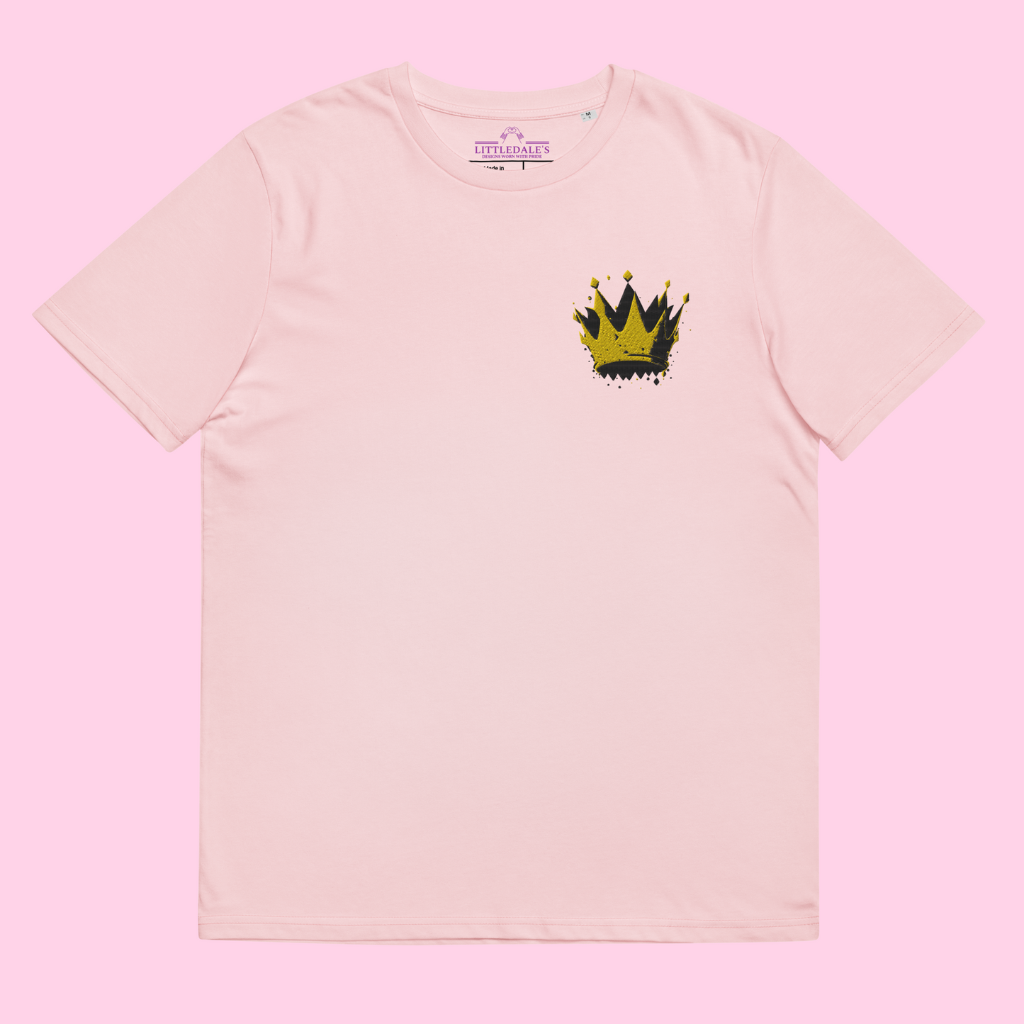 The Feeling Like Royalty Organic Tee - Embroidered