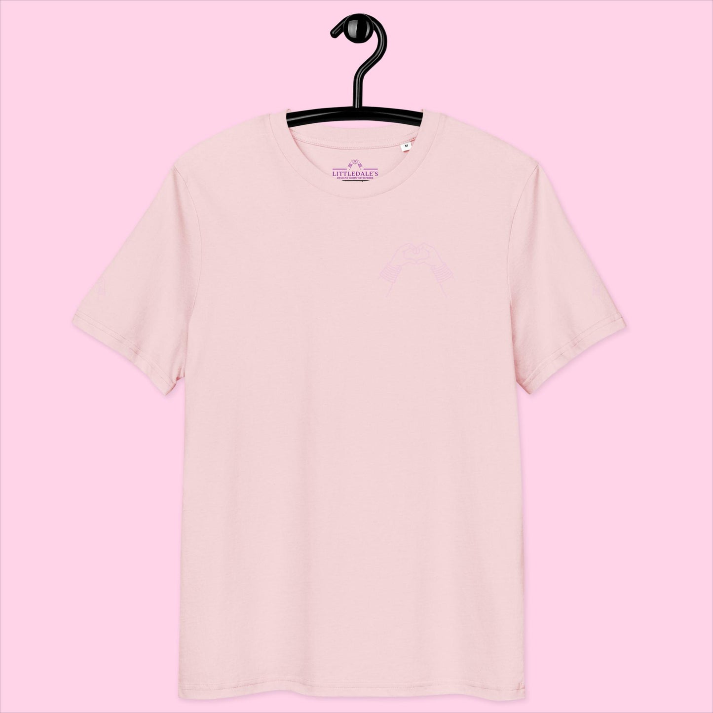 Littledale's Signature Organic Tee - The Perfectly Pink