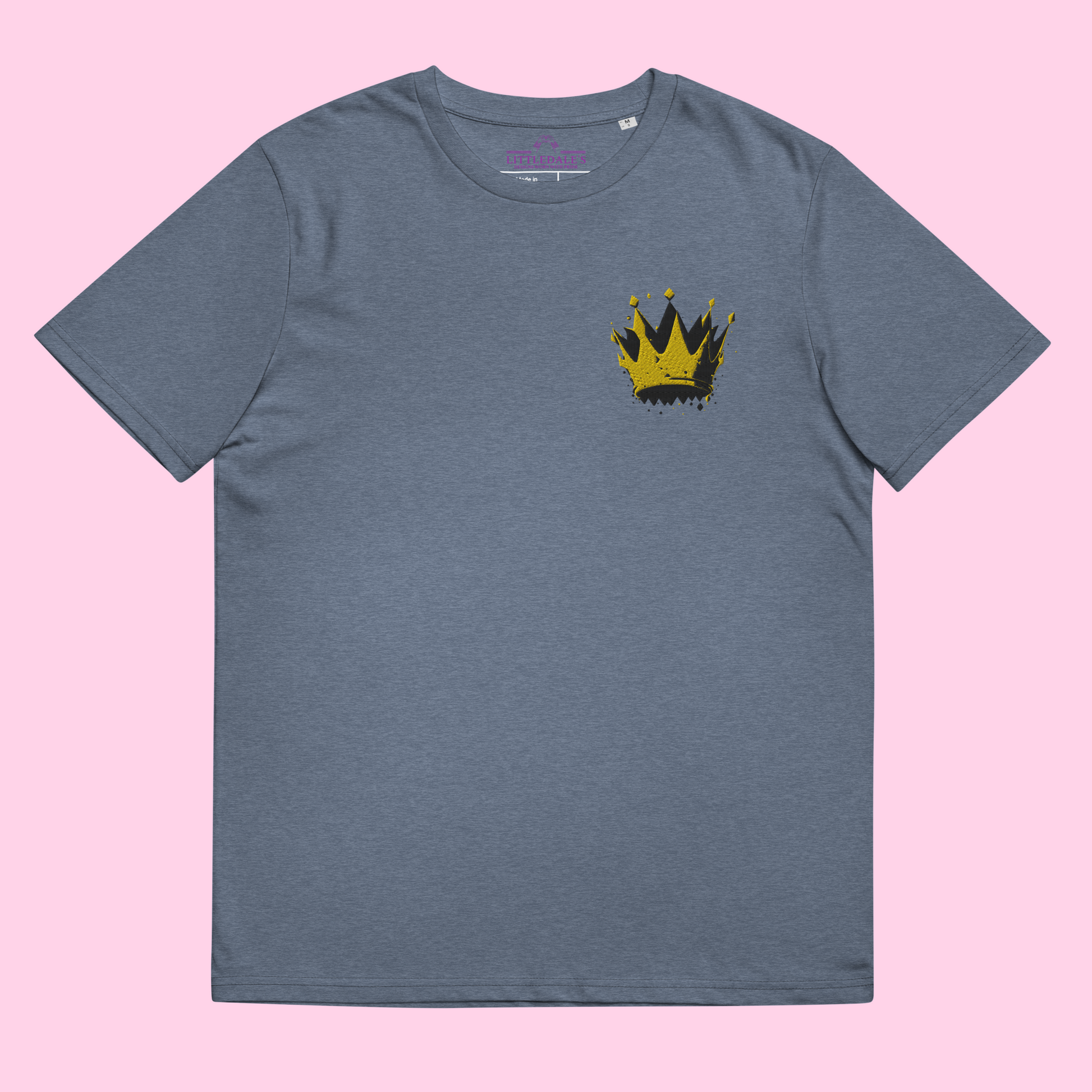 The Feeling Like Royalty Organic Tee - Embroidered